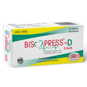 BISOPRESS<sup>®</sup>-D 5/6.25mg TABLETAS