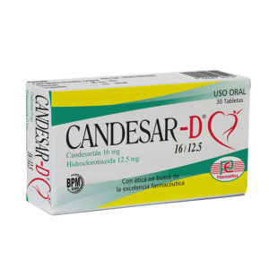 CANDESAR<sup>®</sup>-D 16/12.5 TABLETAS