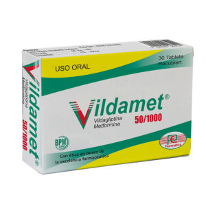 VILDAMET<sup>®</sup> 50/1000 TABLETAS
