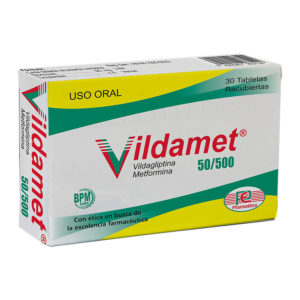 VILDAMET<sup>®</sup> 50/500 TABLETAS